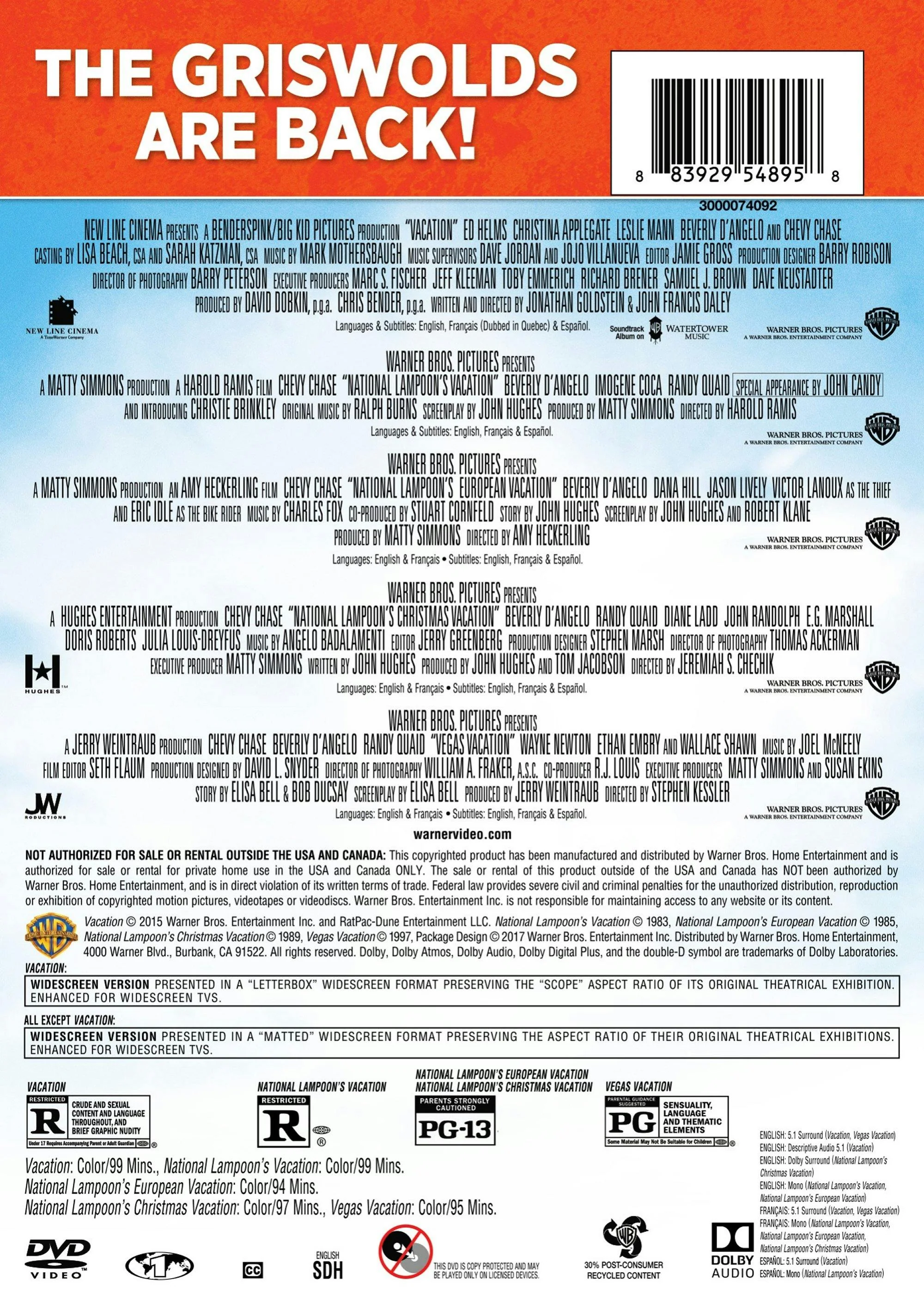 Vacation Collection [DVD] - Image 3