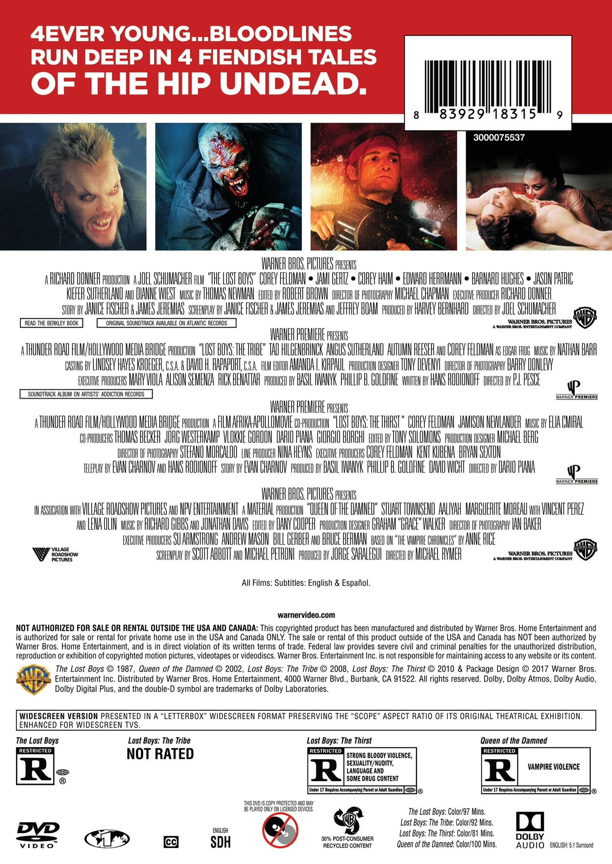 Vampires Collection (DVD Set) [DVD] - Image 2