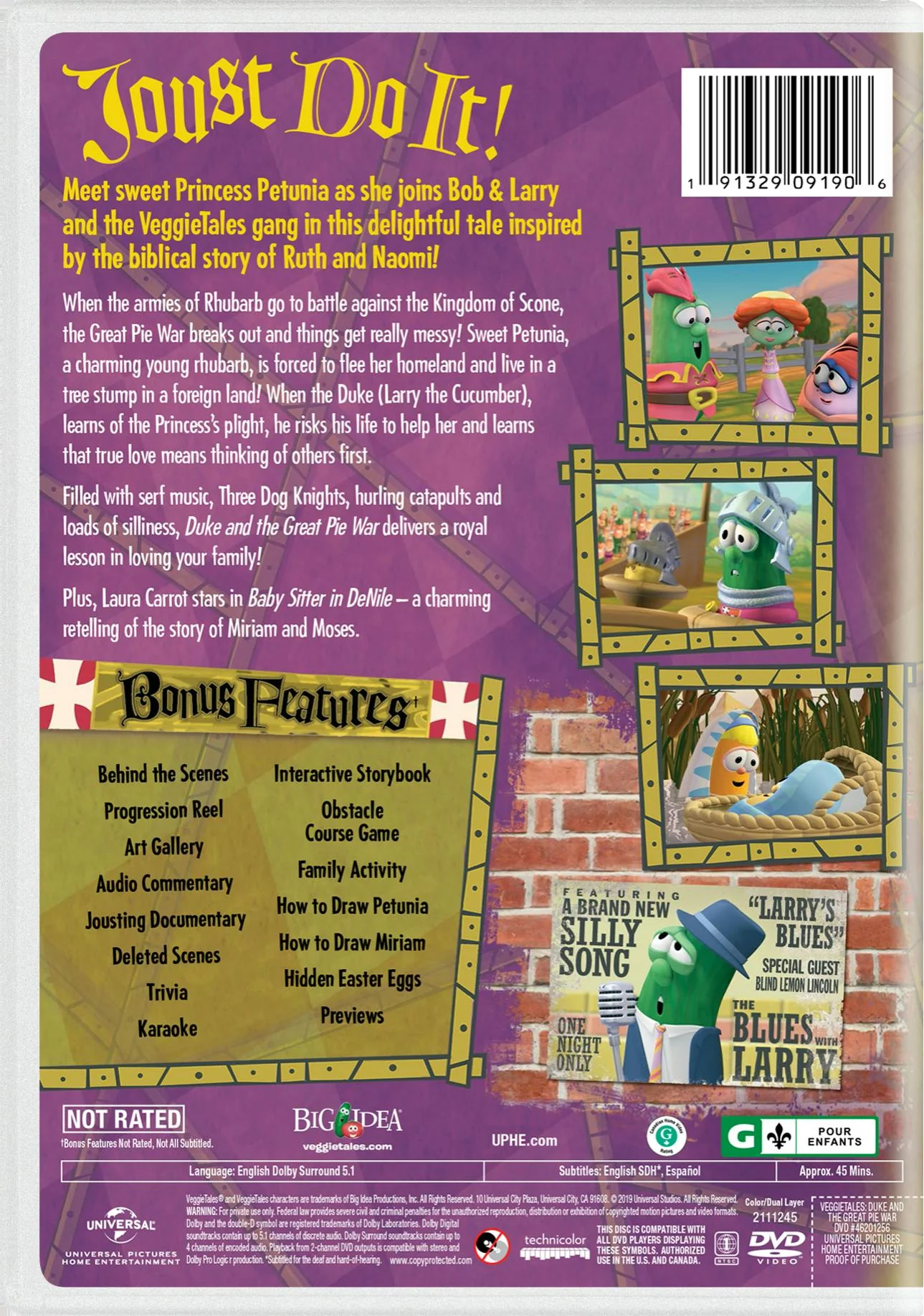 VeggieTales: Duke and the Great Pie War [DVD] - Image 2