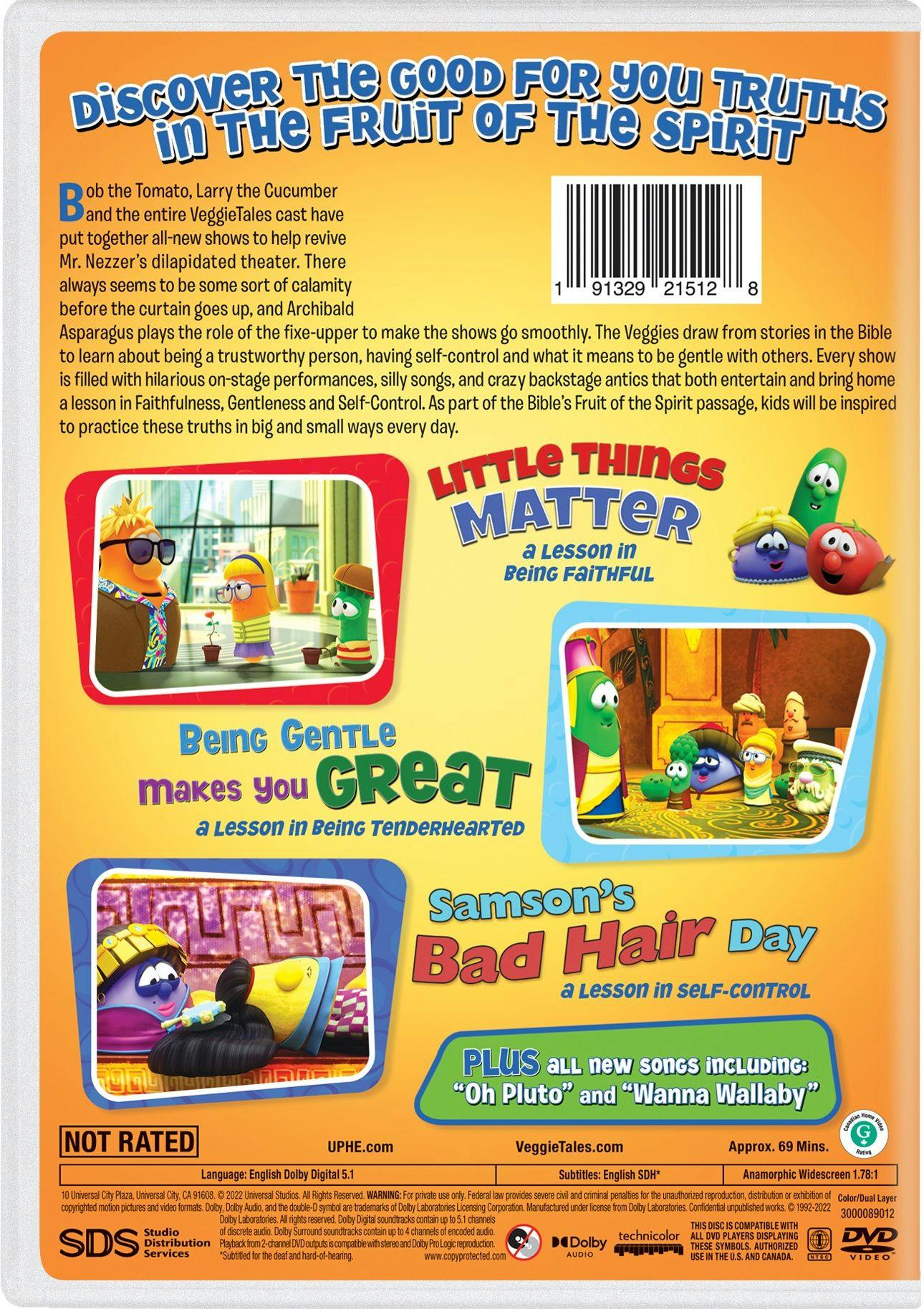 VeggieTales: Fruits of the Spirit Stories - Volume 3 [DVD] - Image 3