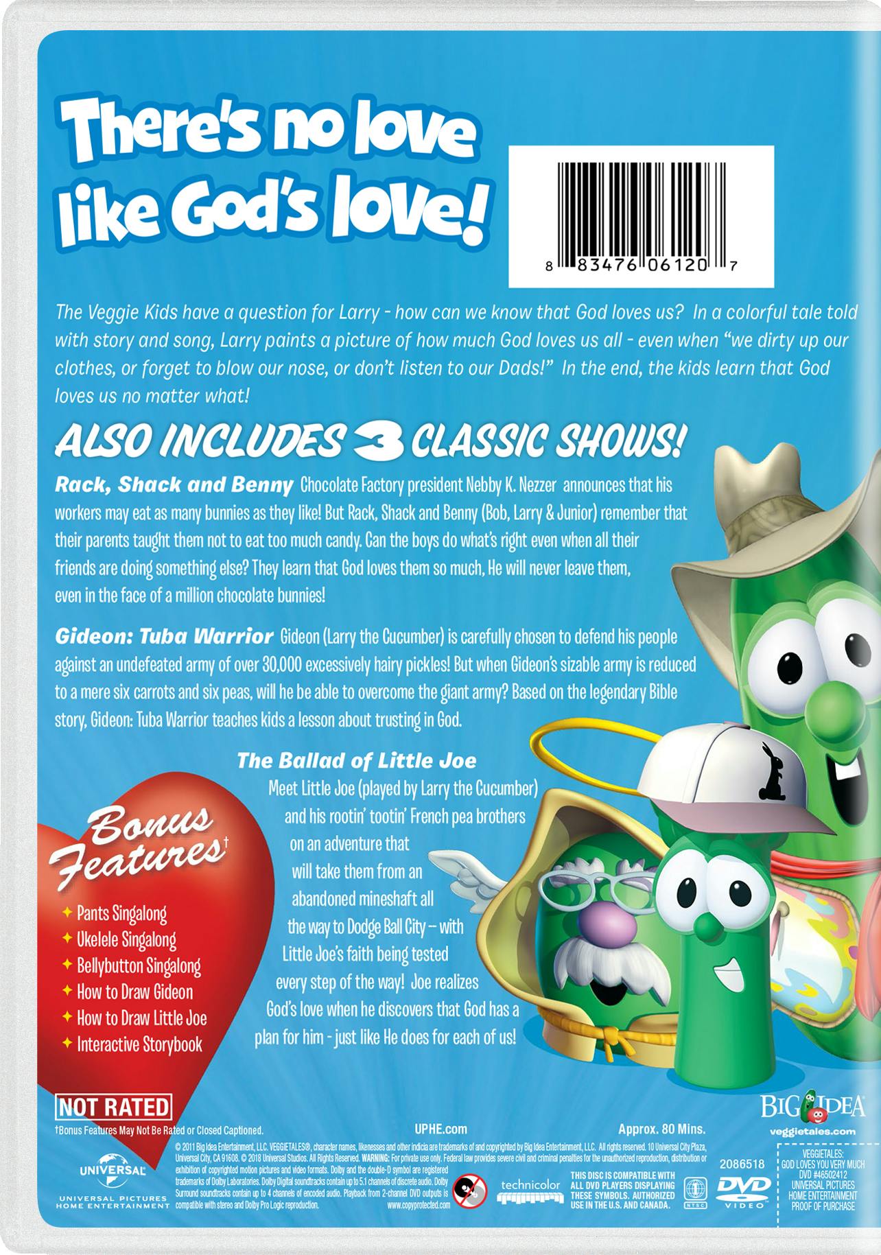 VeggieTales: God Loves You Very Much [DVD] - Image 2
