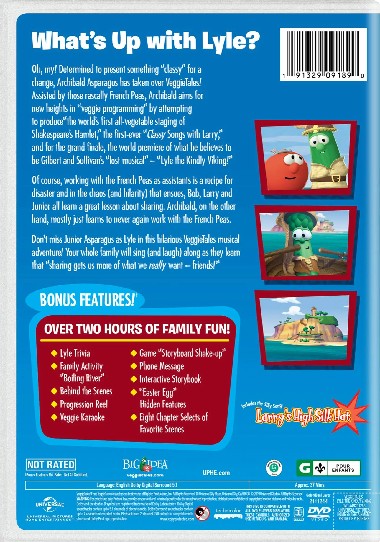 VeggieTales: Lyle the Kindly Viking [DVD] - Image 2