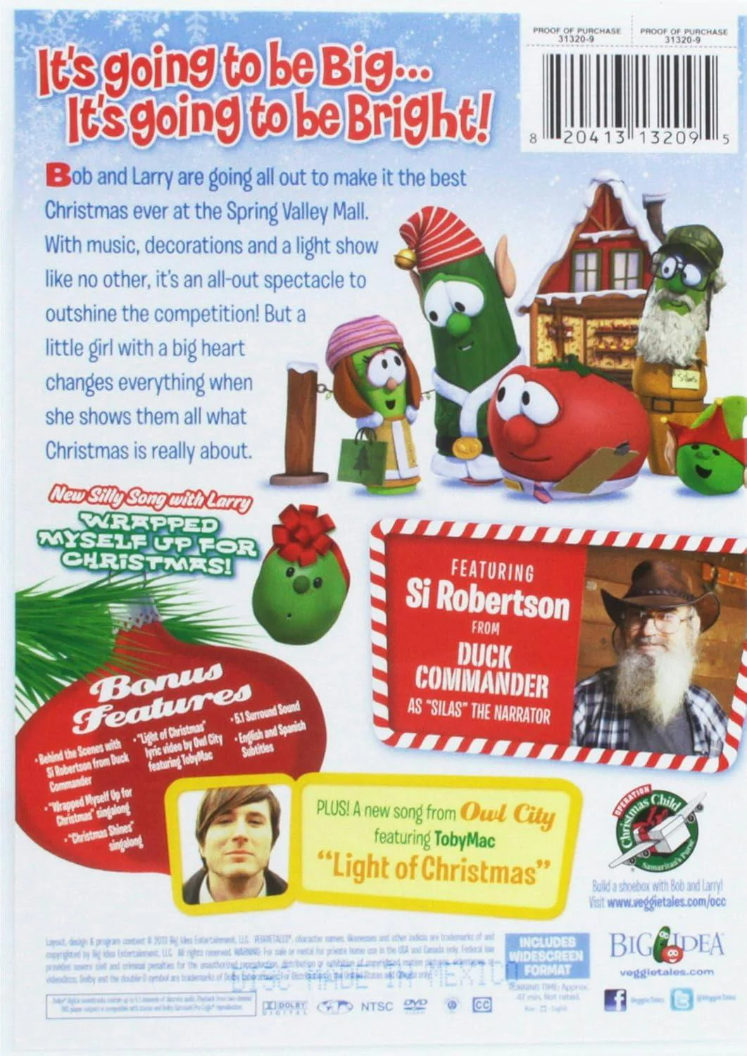 VeggieTales: Merry Larry and the True Light of Christmas [DVD] - Image 2