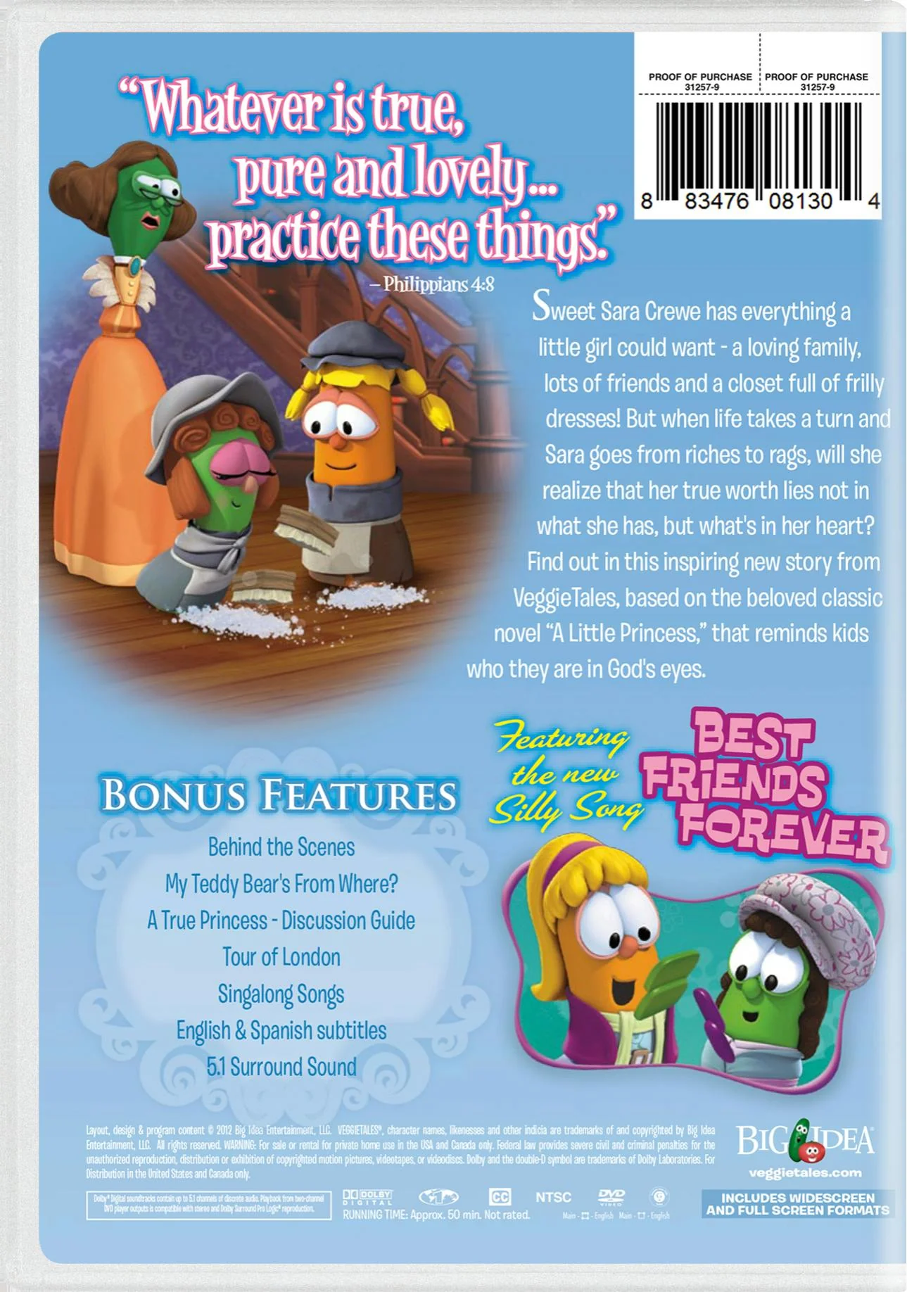 VeggieTales: The Penniless Princess - God's Little Girl [DVD] - Image 2