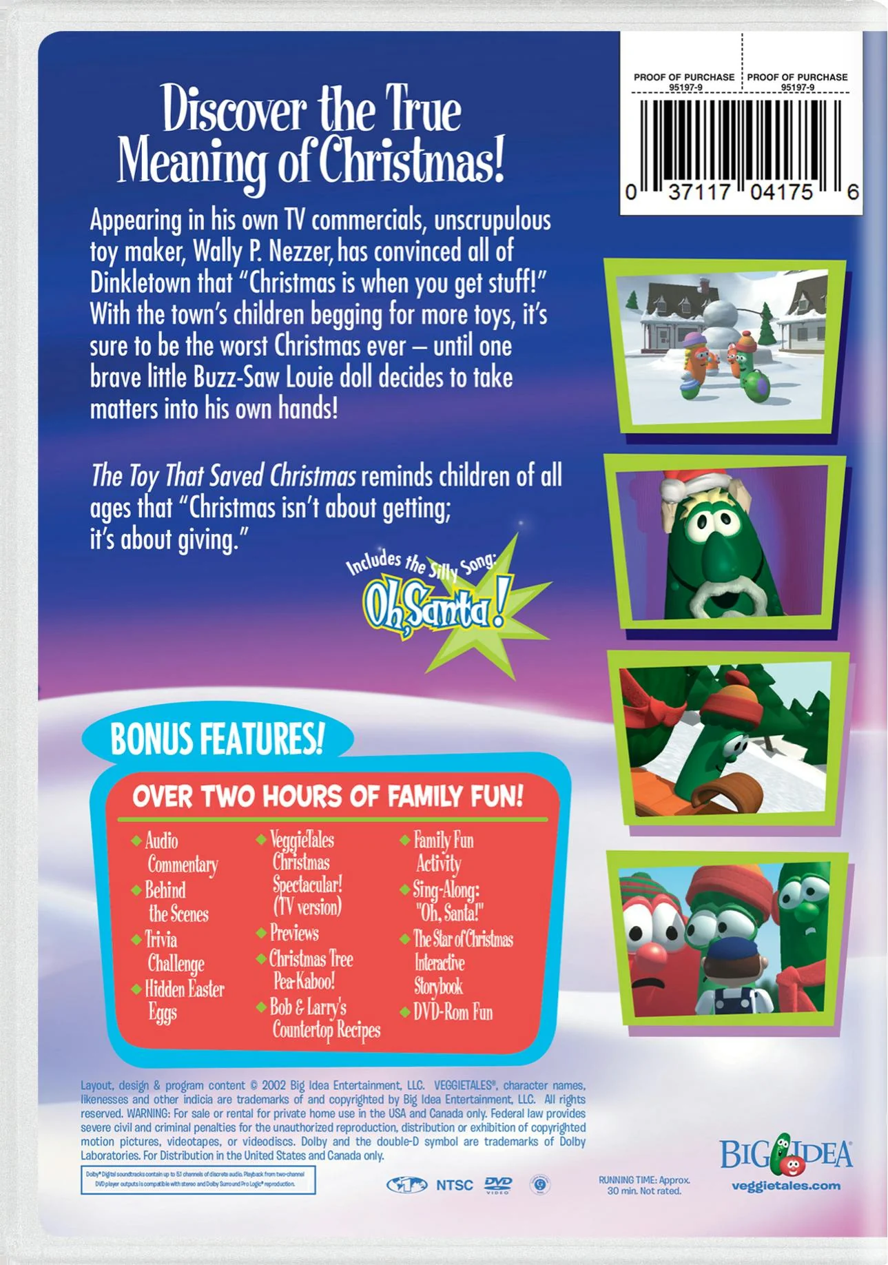 VeggieTales: The Toy That Saved Christmas (DVD Double Feature) [DVD] - Image 2
