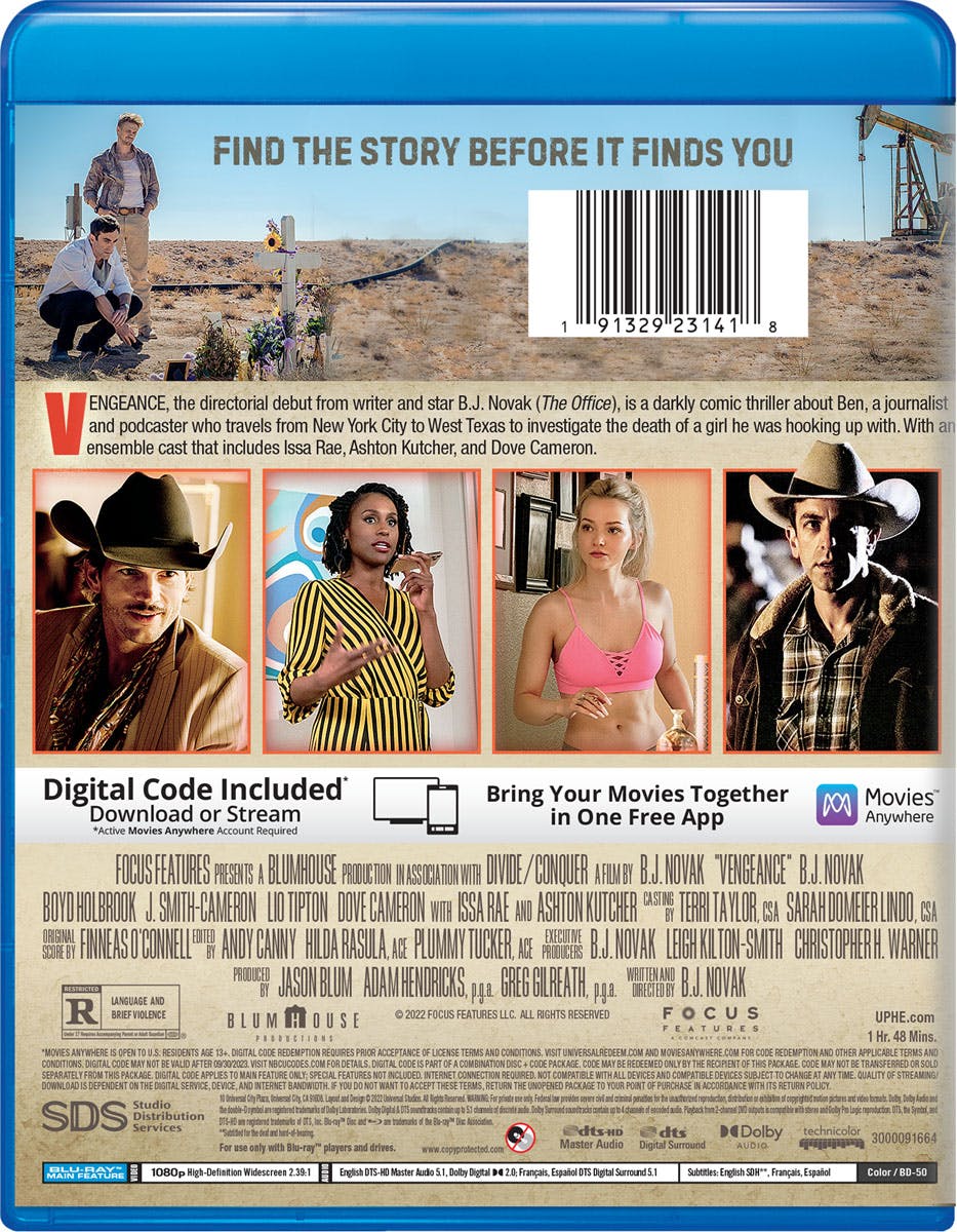 Vengeance (Blu-ray + Digital Copy) [Blu-ray] - Image 3