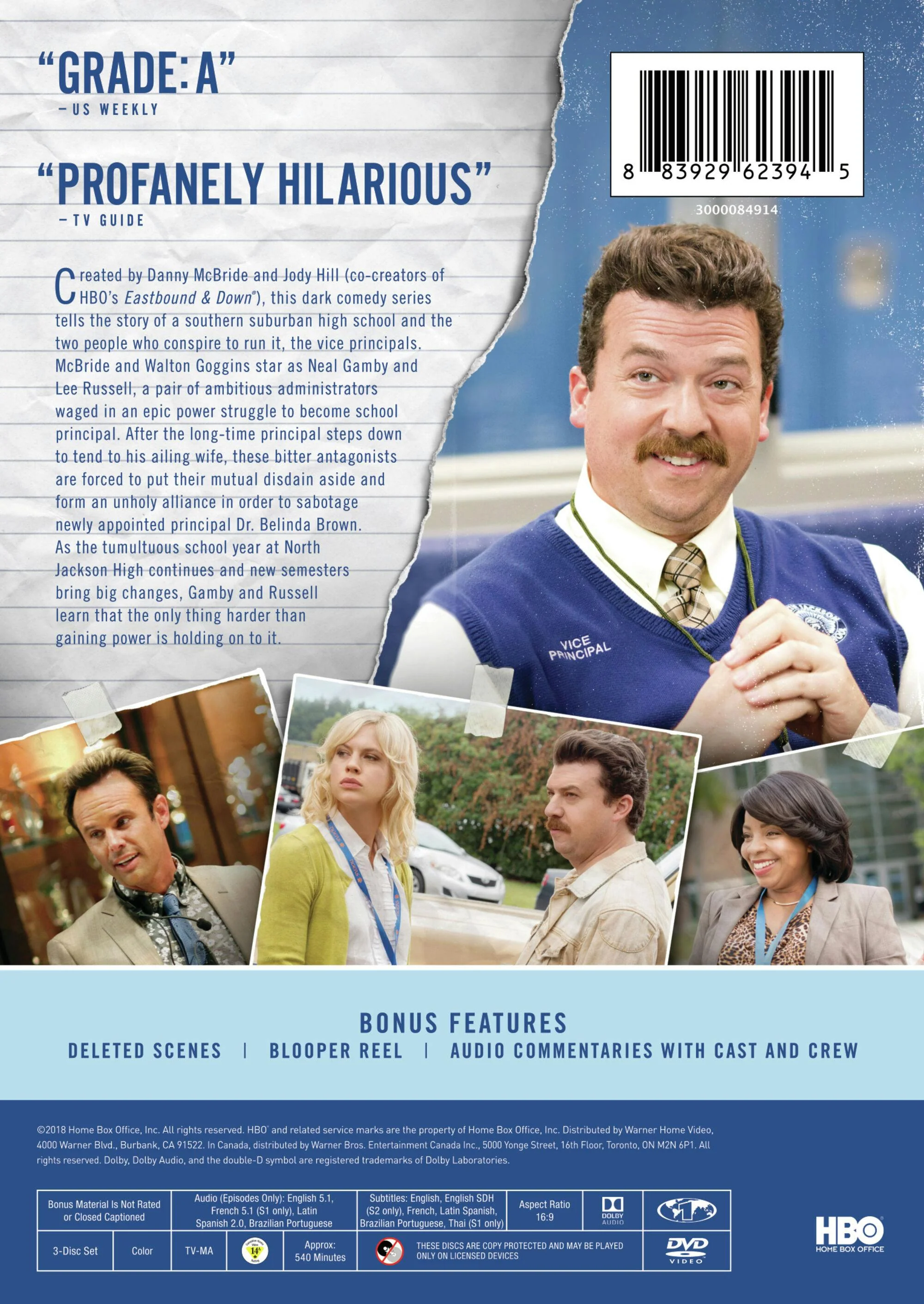 Vice Principals: The Complete Series (Box Set) [DVD] - Image 3