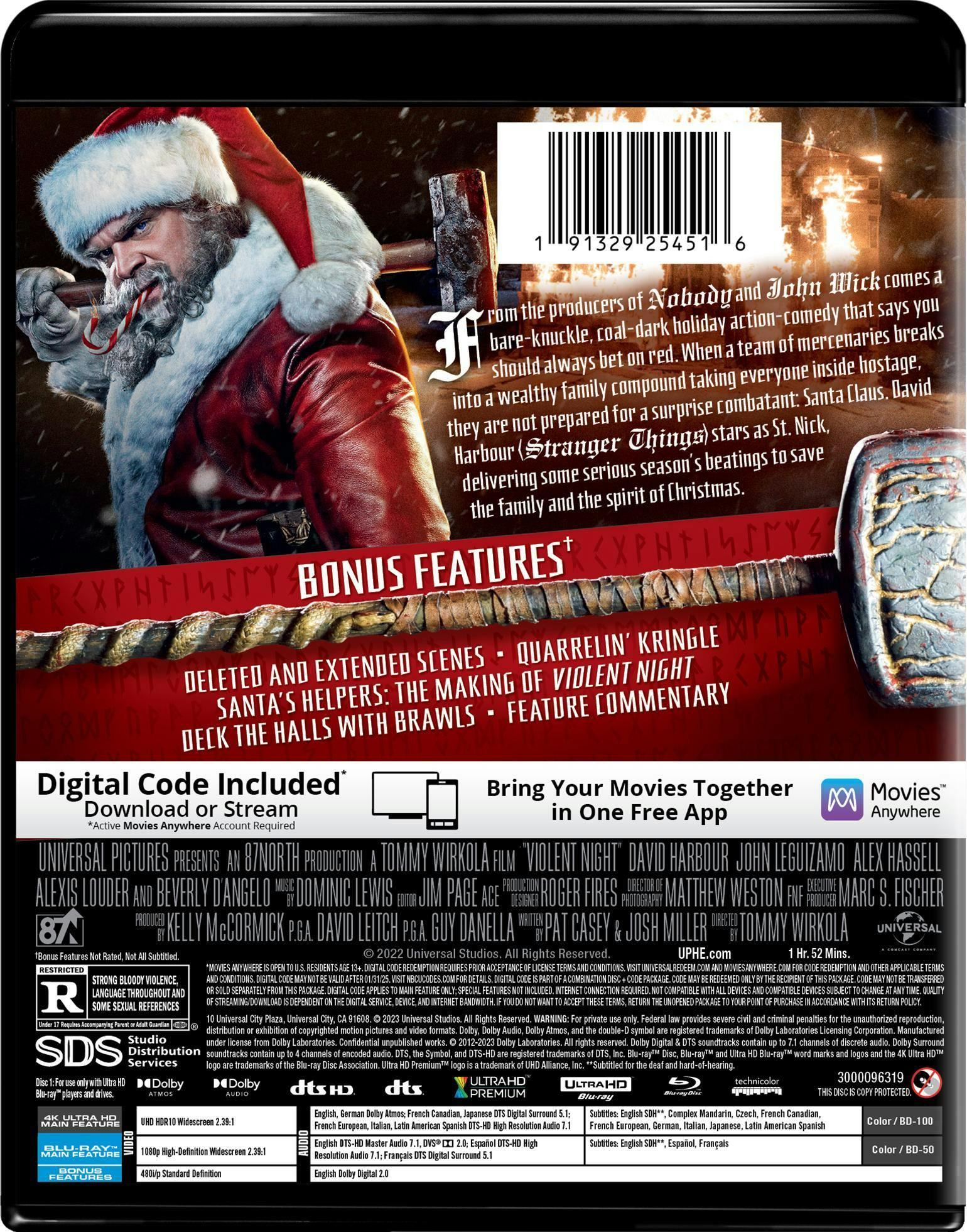 Violent Night (4K Ultra HD + Blu-ray) [UHD] - Image 3