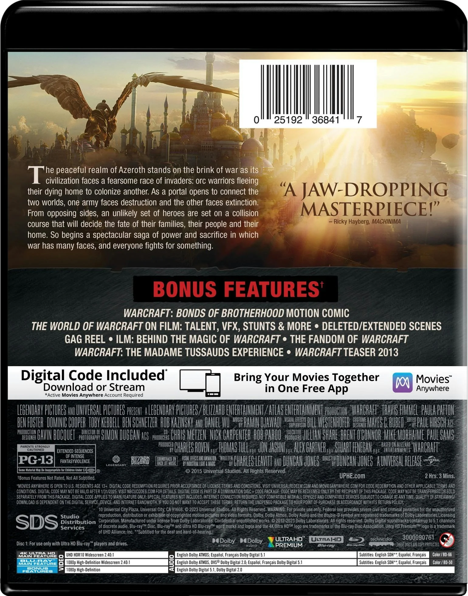 Warcraft: The Beginning (4K Ultra HD) [UHD] - Image 3