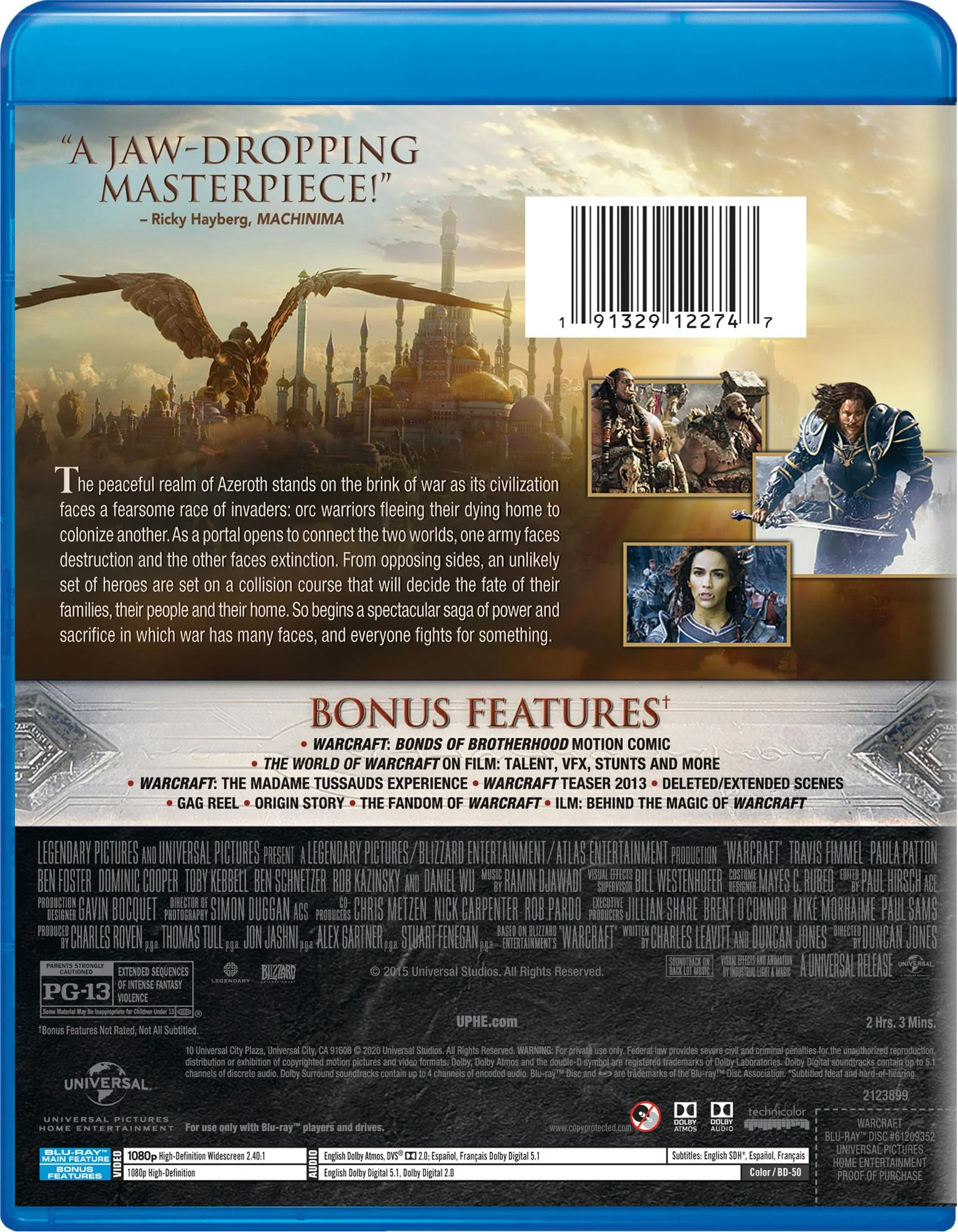 Warcraft: The Beginning (Blu-ray New Box Art) [Blu-ray] - Image 2