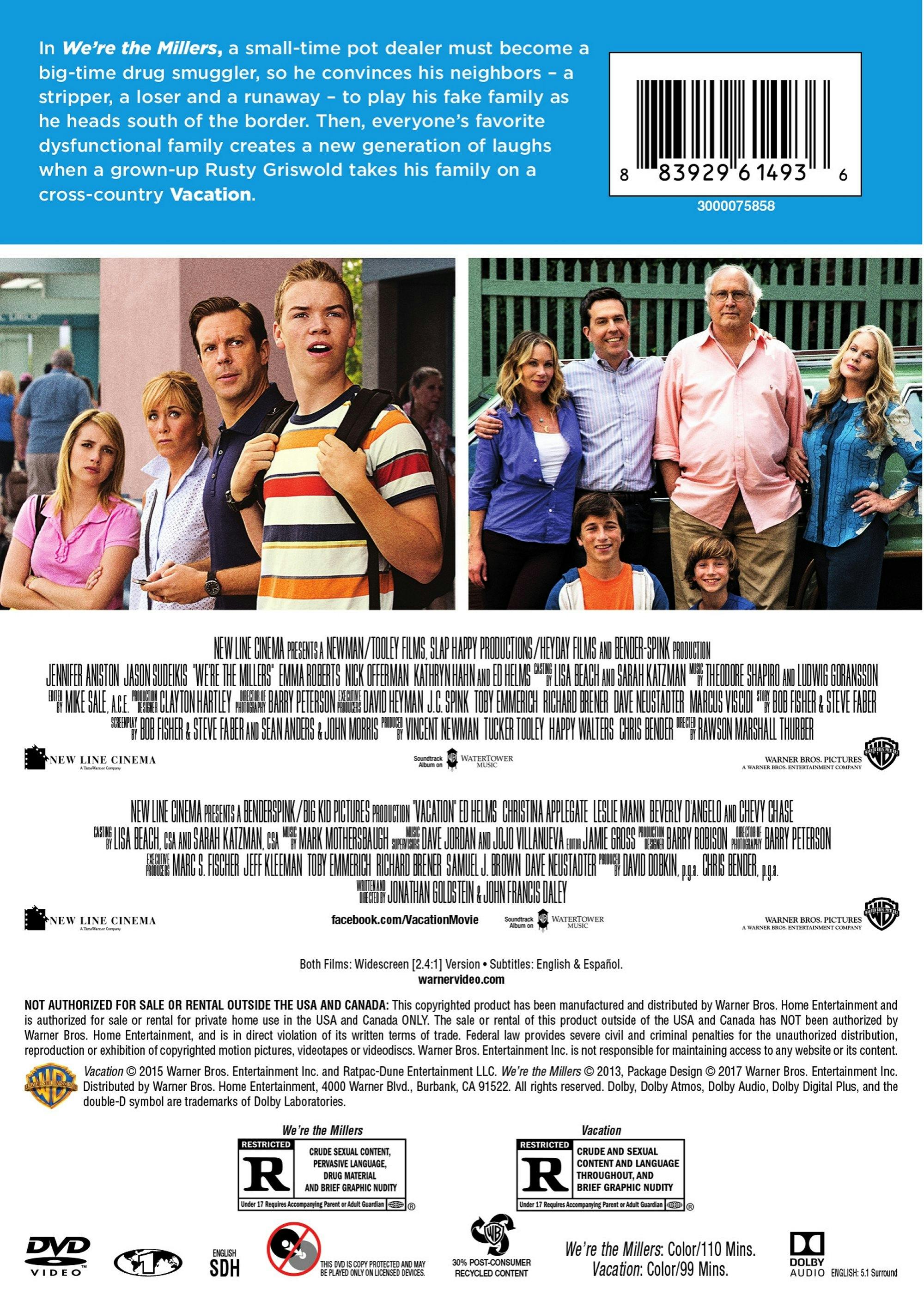 We're the Millers/Vacation (DVD Double Feature) [DVD] - Image 2