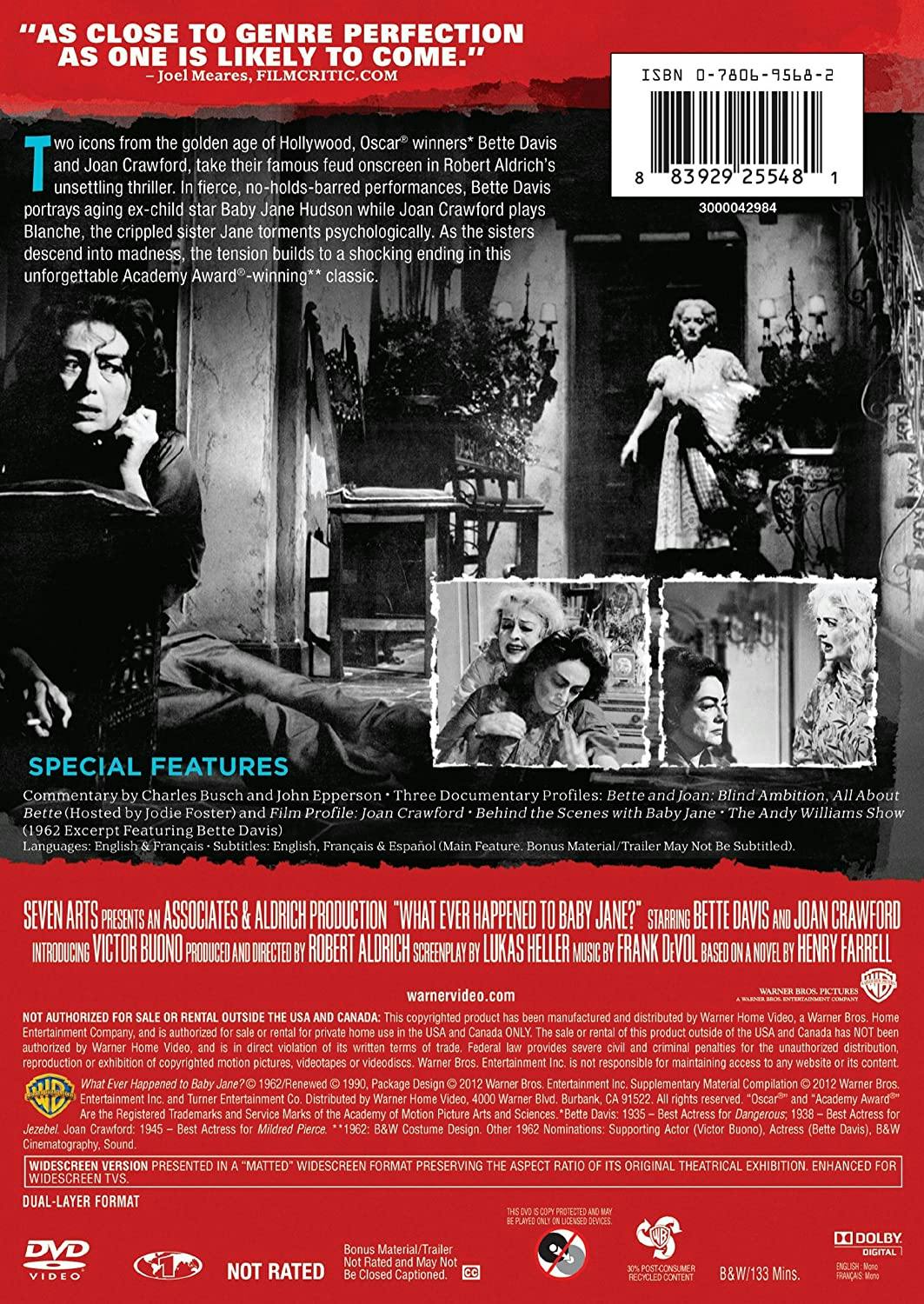Whatever Happened to Baby Jane? (50th Anniversary Edition) [DVD] - Image 3