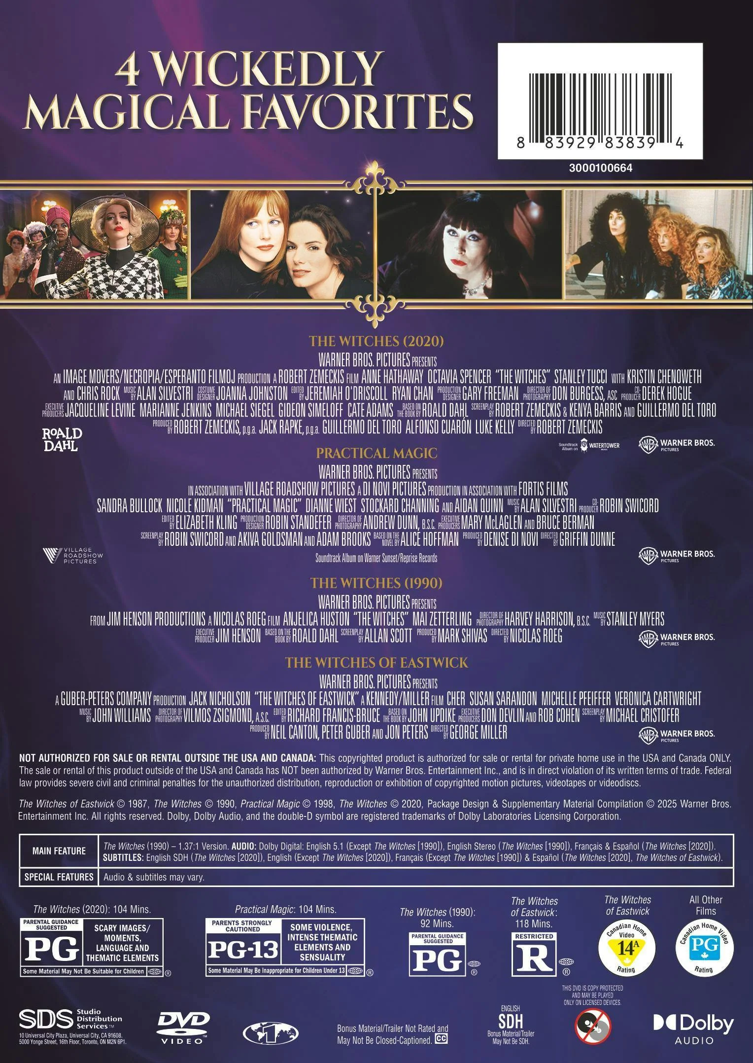 Witches 4 Film Collection [DVD] - Image 3