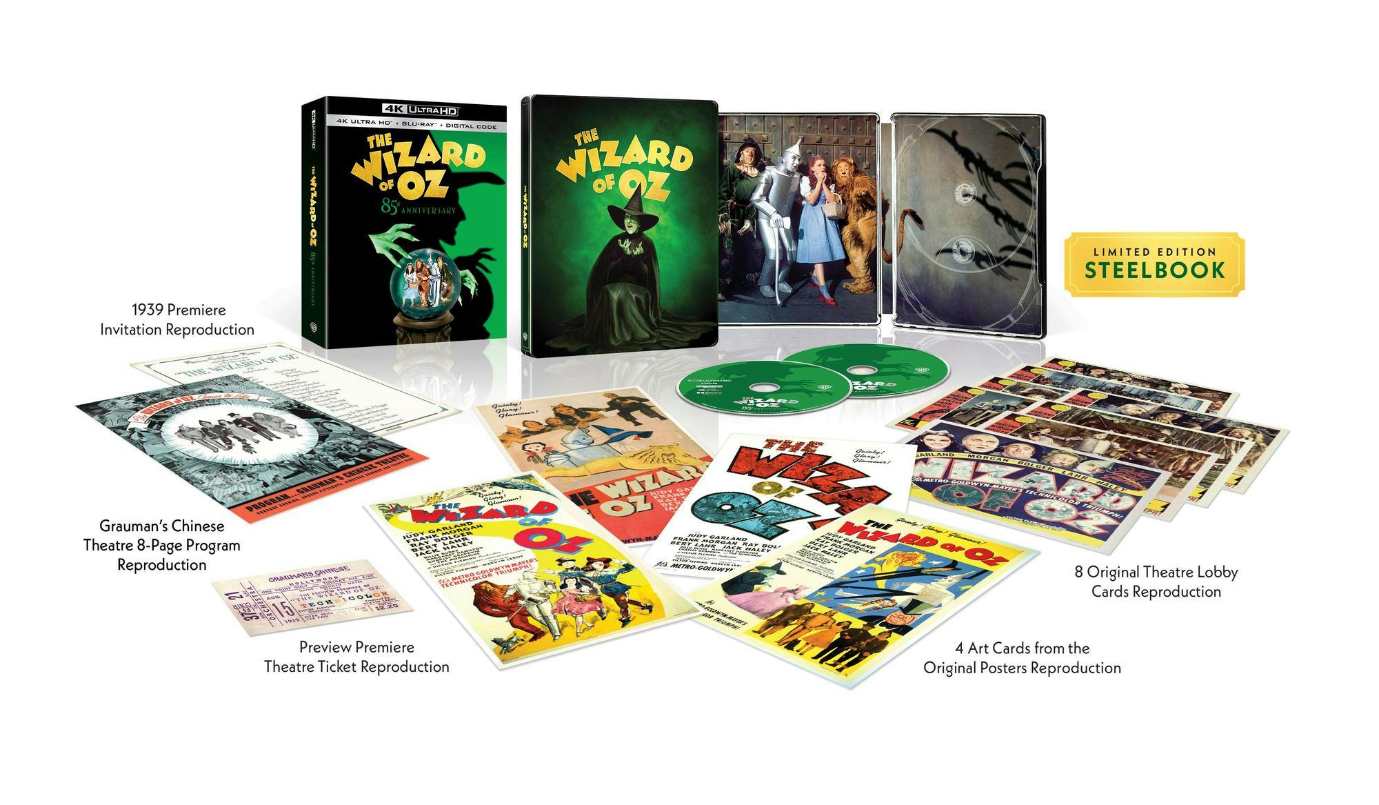 The Wizard of Oz : 85th Anniversary Theater Edition (Limited Edition Steelbook) [UHD] - Image 4