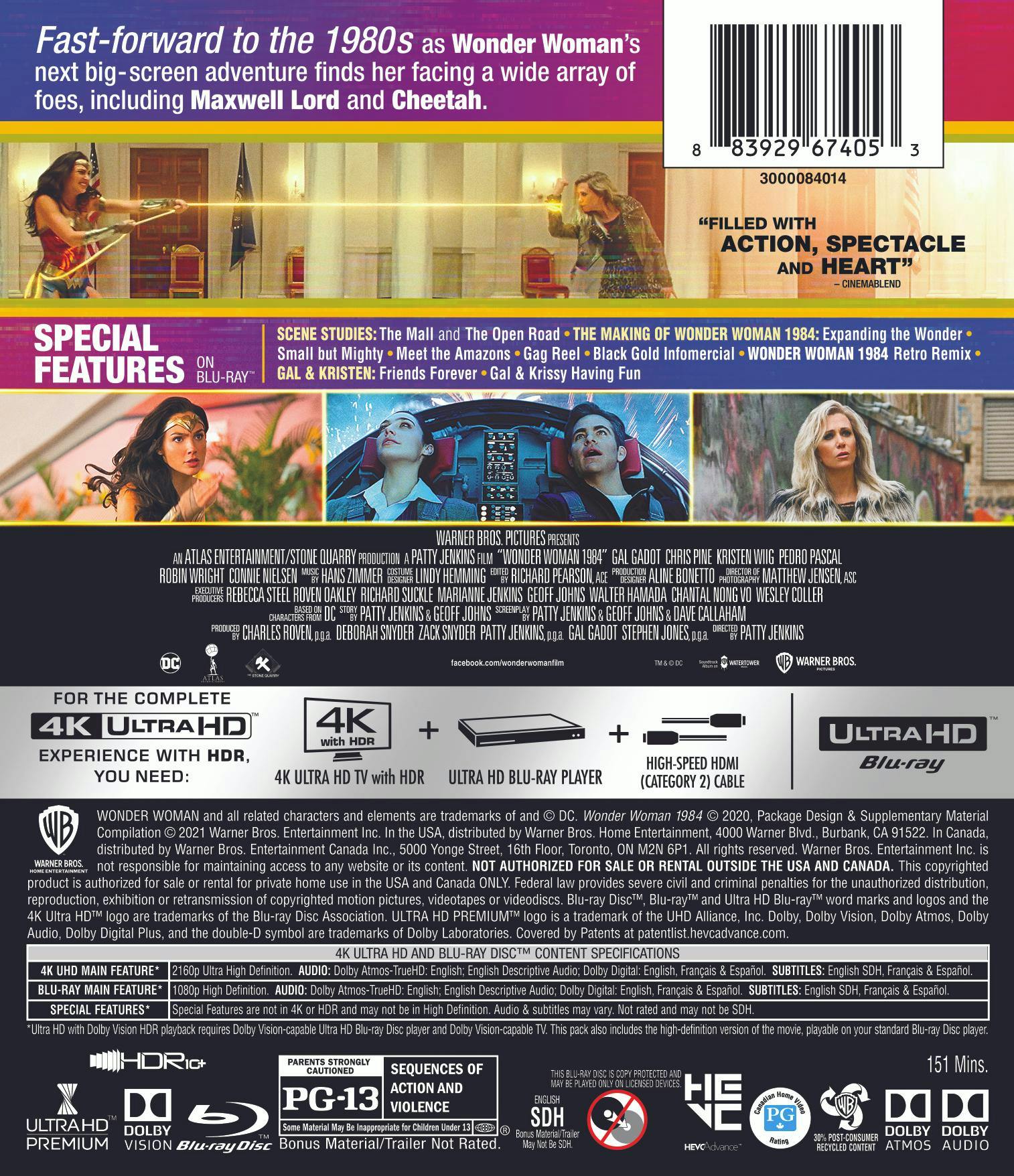 Wonder Woman 1984 (4K Ultra HD + Blu-ray) [UHD] - Image 3