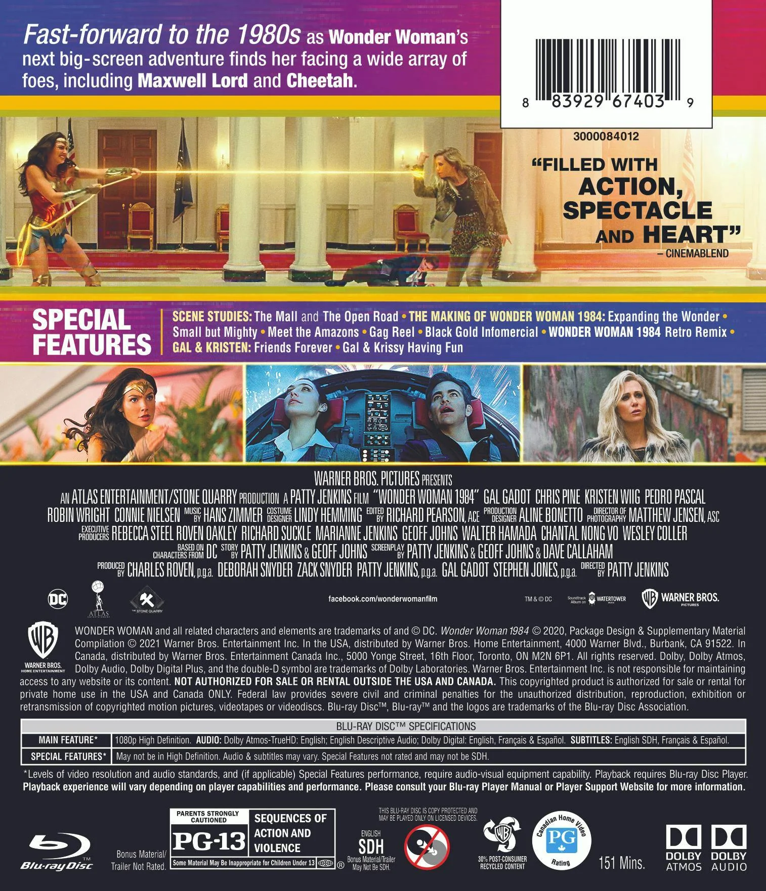 Wonder Woman 1984 [Blu-ray] - Image 3