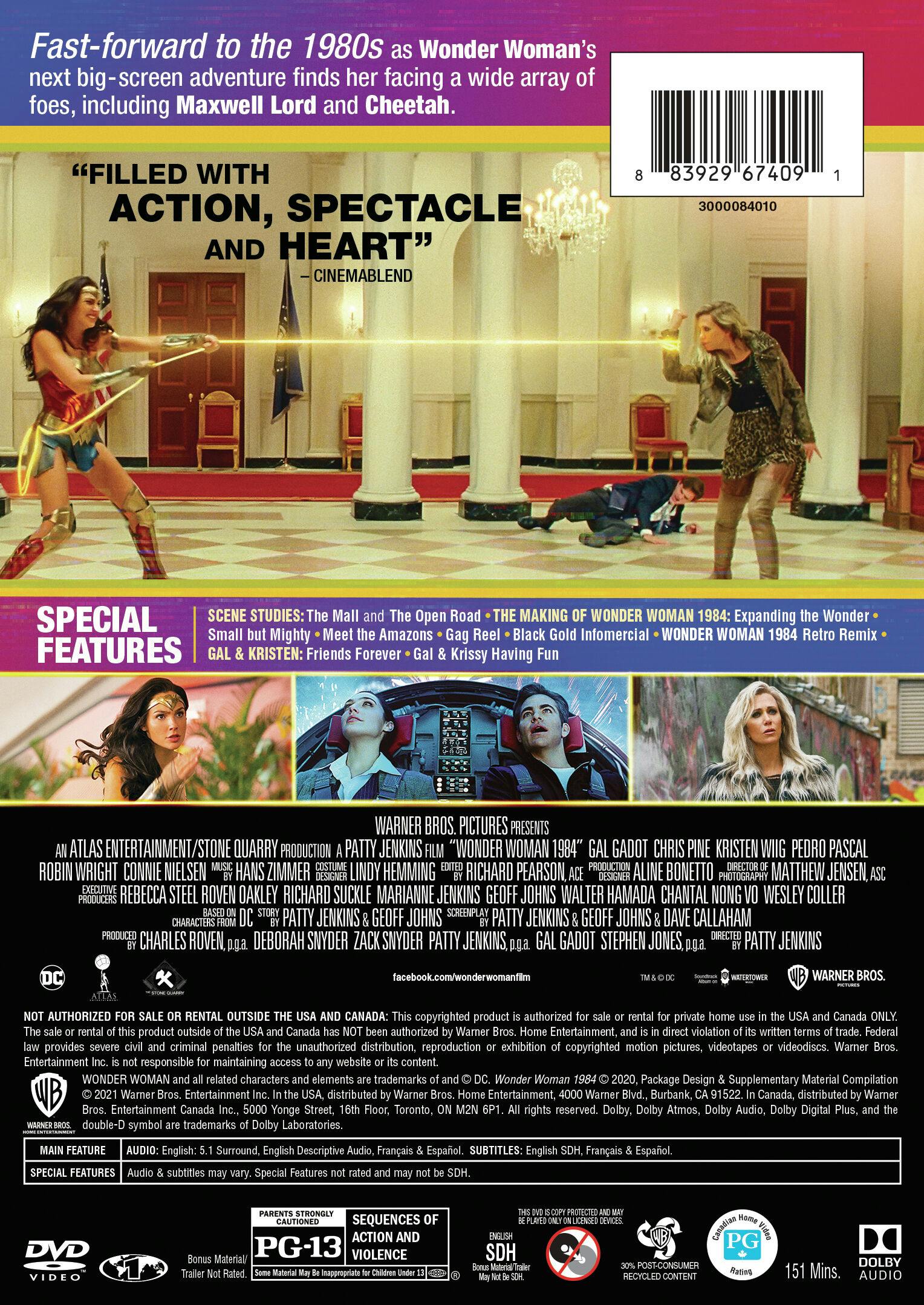 Wonder Woman 1984 (Special Edition) [DVD] - Image 3