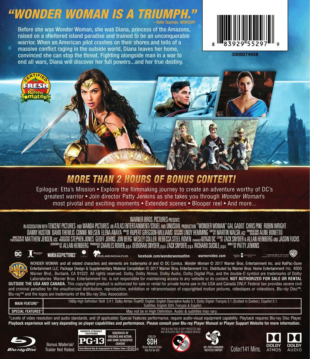 Wonder Woman [Blu-ray] - Image 3
