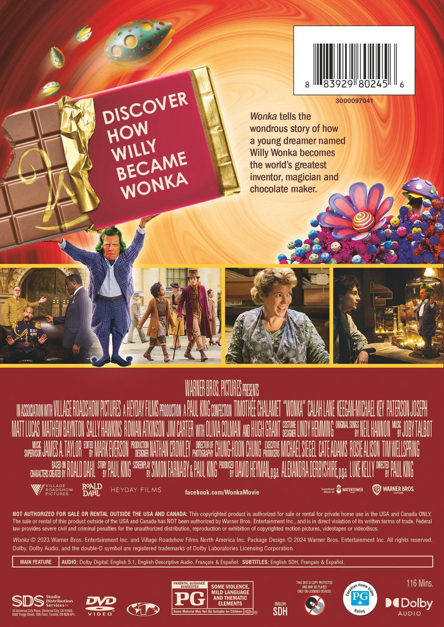Wonka [DVD] - Image 3