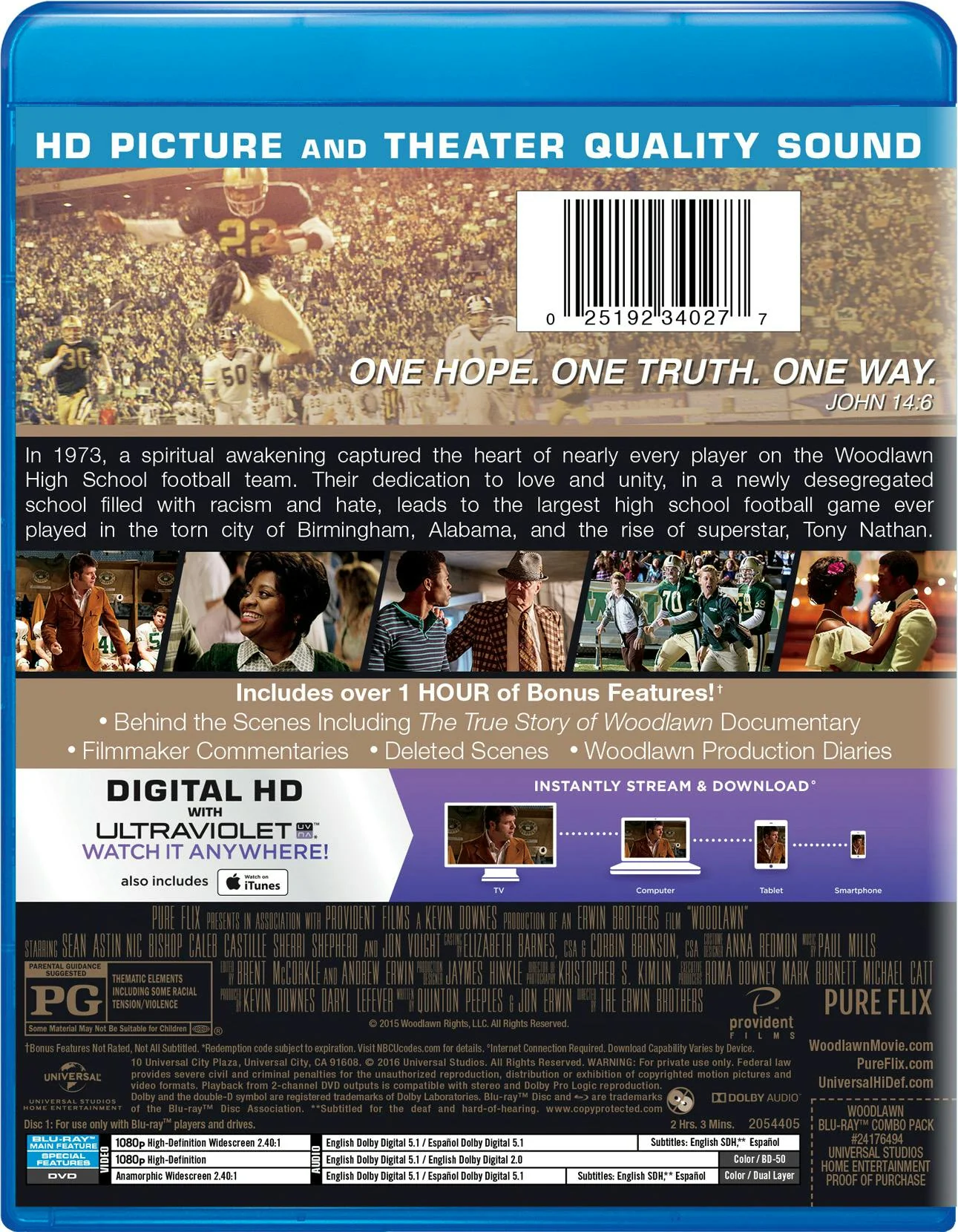 Woodlawn (Combo Pack) [Blu-ray] - Image 2
