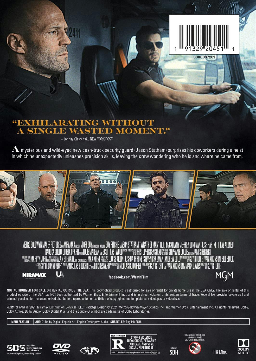 Wrath of Man [DVD] - Image 3