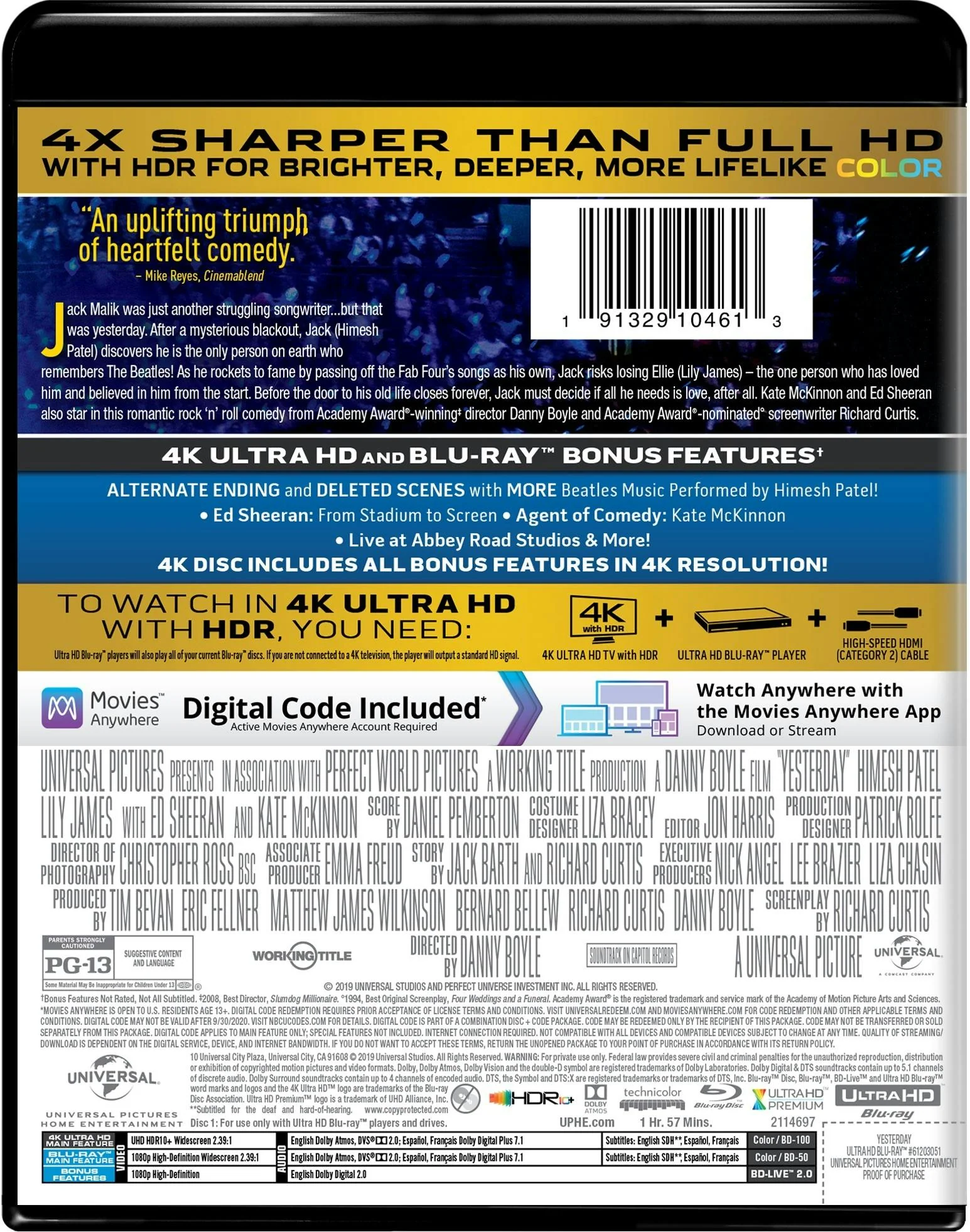 Yesterday (4K Ultra HD + Blu-ray) [UHD] - Image 2